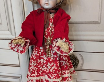 PETITE POUPEE ANCIENNE TAILLE 1 BELTON SONNEBERG DU XIXe de TYPE JUMEAU EUR 2.050,00 - FR