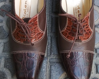 Vintage dames leren schoenen / elegante schoenen Jokers / Diolens schoenen