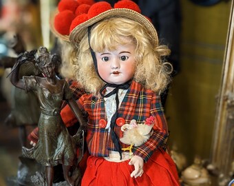 フランスで購入‼︎】フランスアンティーク　SFBJ フランス人形 アンティークSFBJ 60 パリフランス人形 // アンティークドール