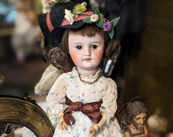 アンティークSFBJパリ23人形2号 // 20インチアンティークフランス人形