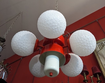 Mid-Century Modern Sputnik chandelier | 1960s //