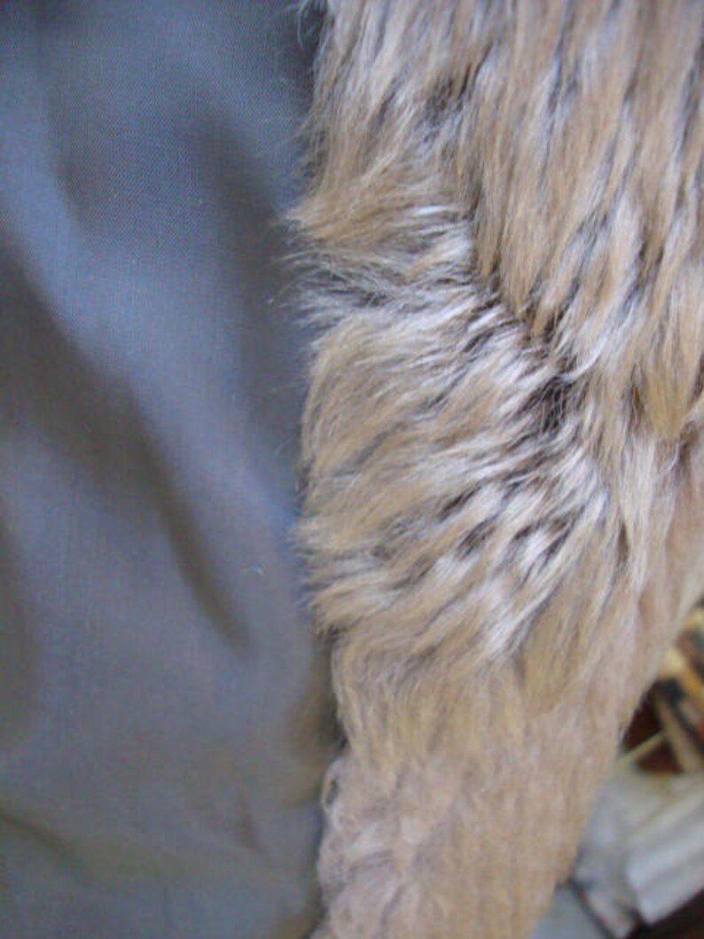 Vintage Mouton Fur Coat / Gray Brown fUR COAT / Lamb Fur / Lamb Fur Coat image 10