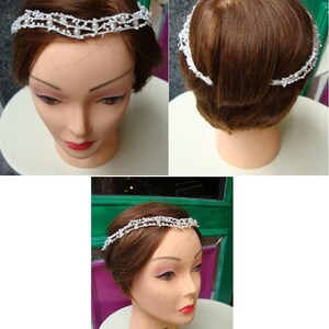 Vintage Wedding Wax Flower Crown and Pearls, Bridal Headpiece, Lace ...