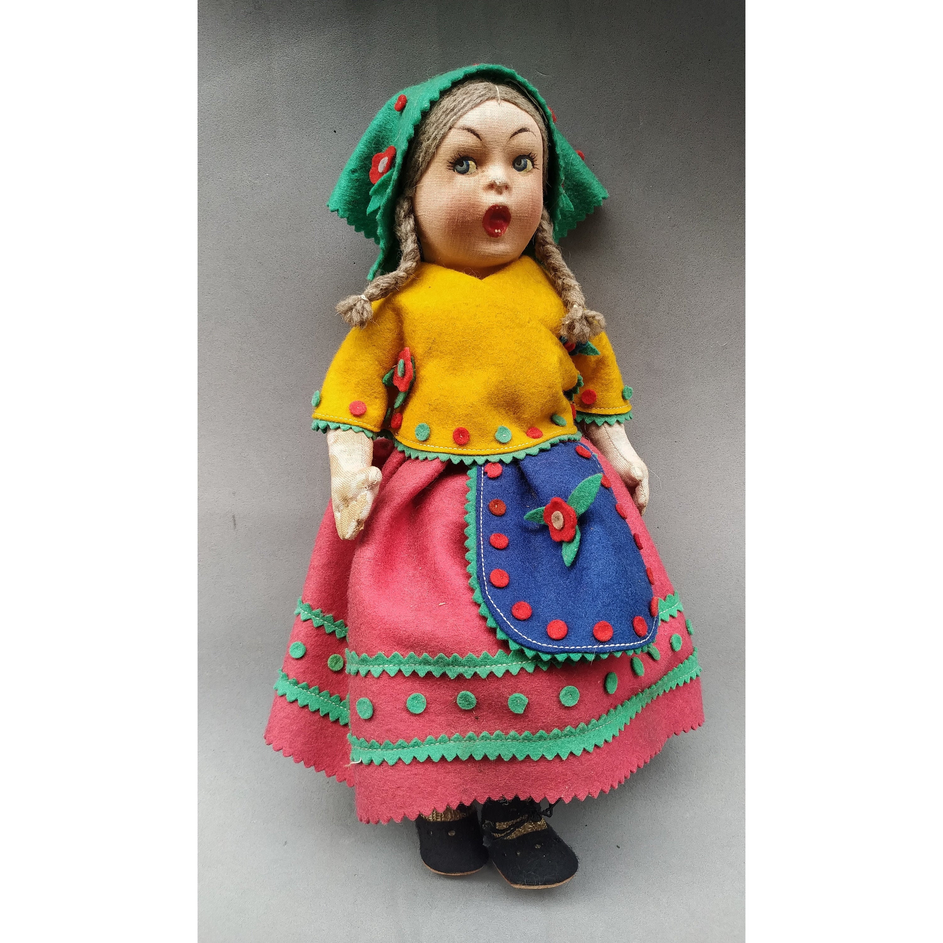 Yahoo!オークション - アンティークレンチドール lenci doll
