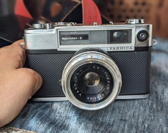 ヴィンテージ ヤシカ ミニスターD レンジファインダー 35mm カメラ
