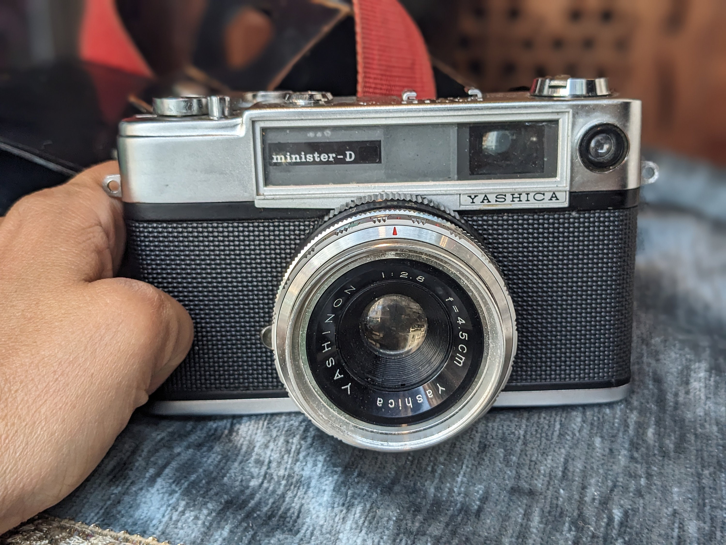 ヴィンテージ ヤシカ ミニスターD レンジファインダー 35mm カメラ