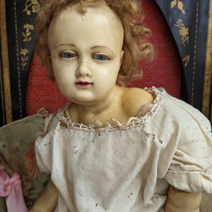 Antiqye Wax Child Baby Jesus Doll From 1900s // Monastery Baby Jesus - Etsy