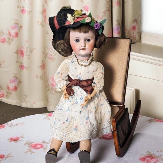 アンティークSFBJパリ23人形2号 // 20インチアンティーク