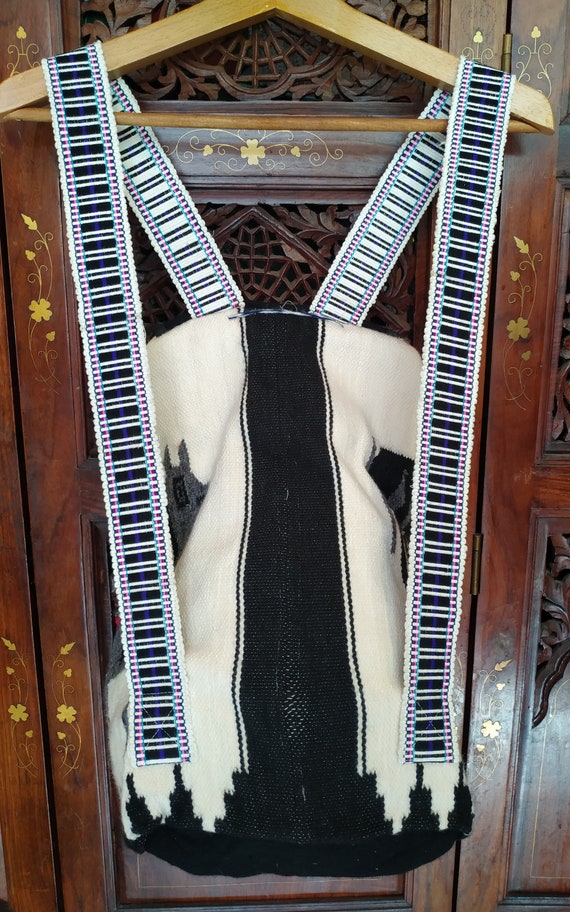 Vintage LLama Wool Backpack // Backpack Handmade … - image 4