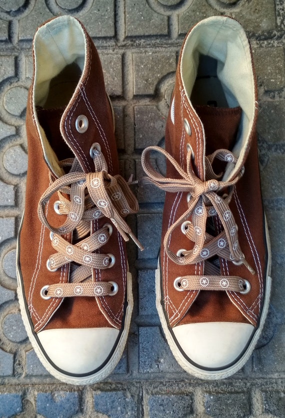 converse vintage brown