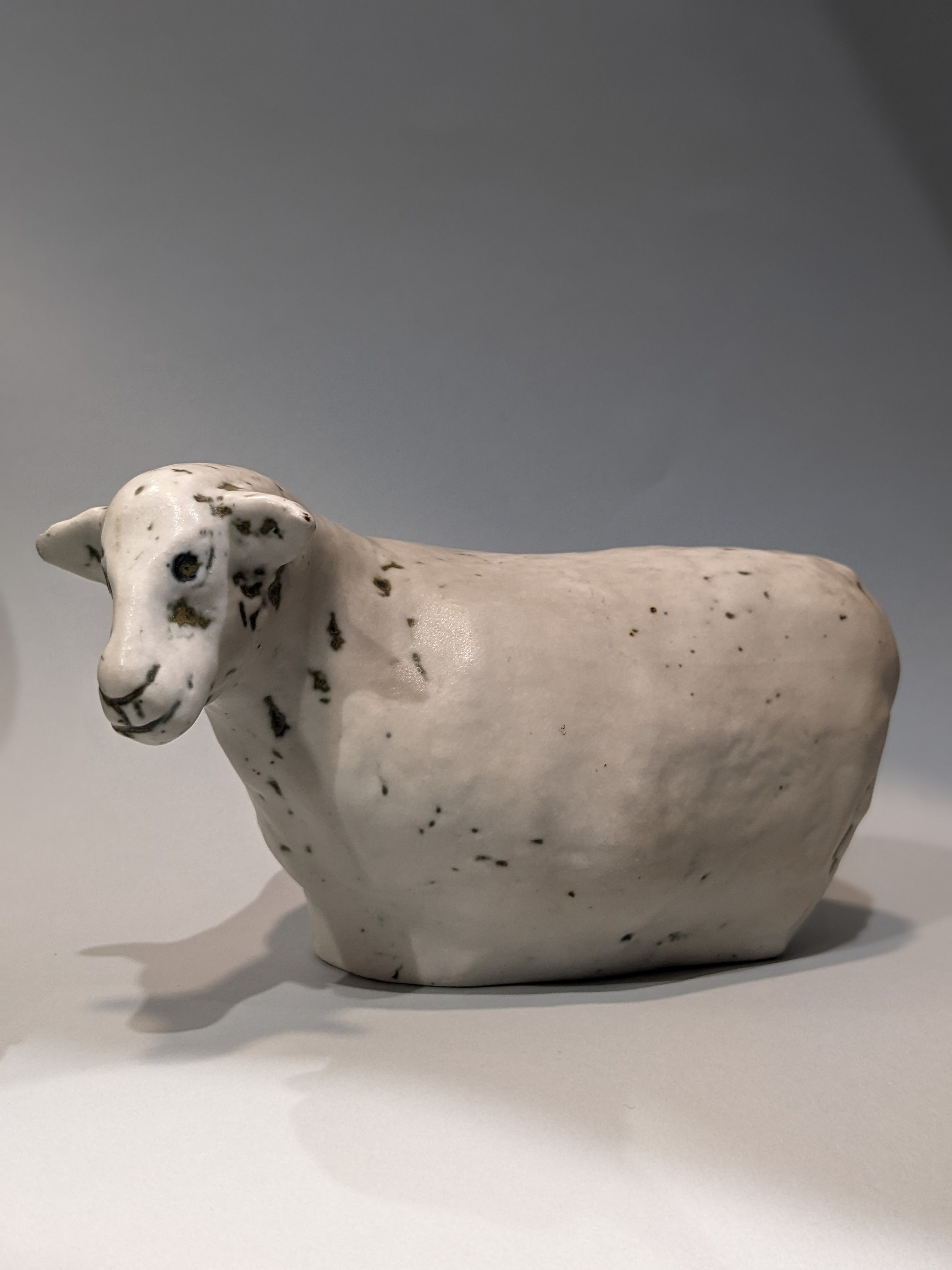 Henrik Allert Pentik Finland Pottery Sculpture Sheep // Home Decor
