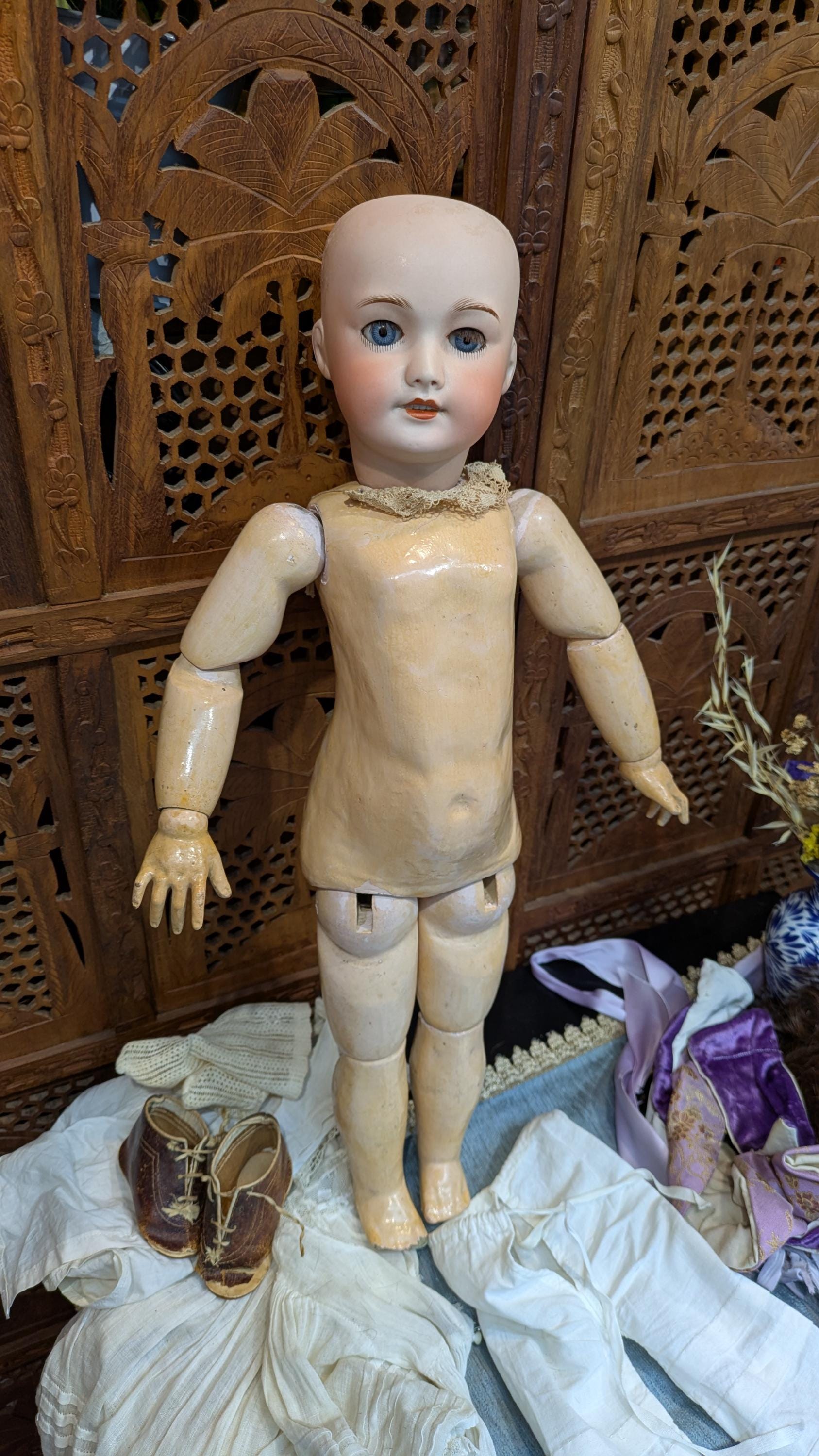 アンティークSFBJ 301 BeBe TeTe Jumeau人形 フランス製ビスクドール