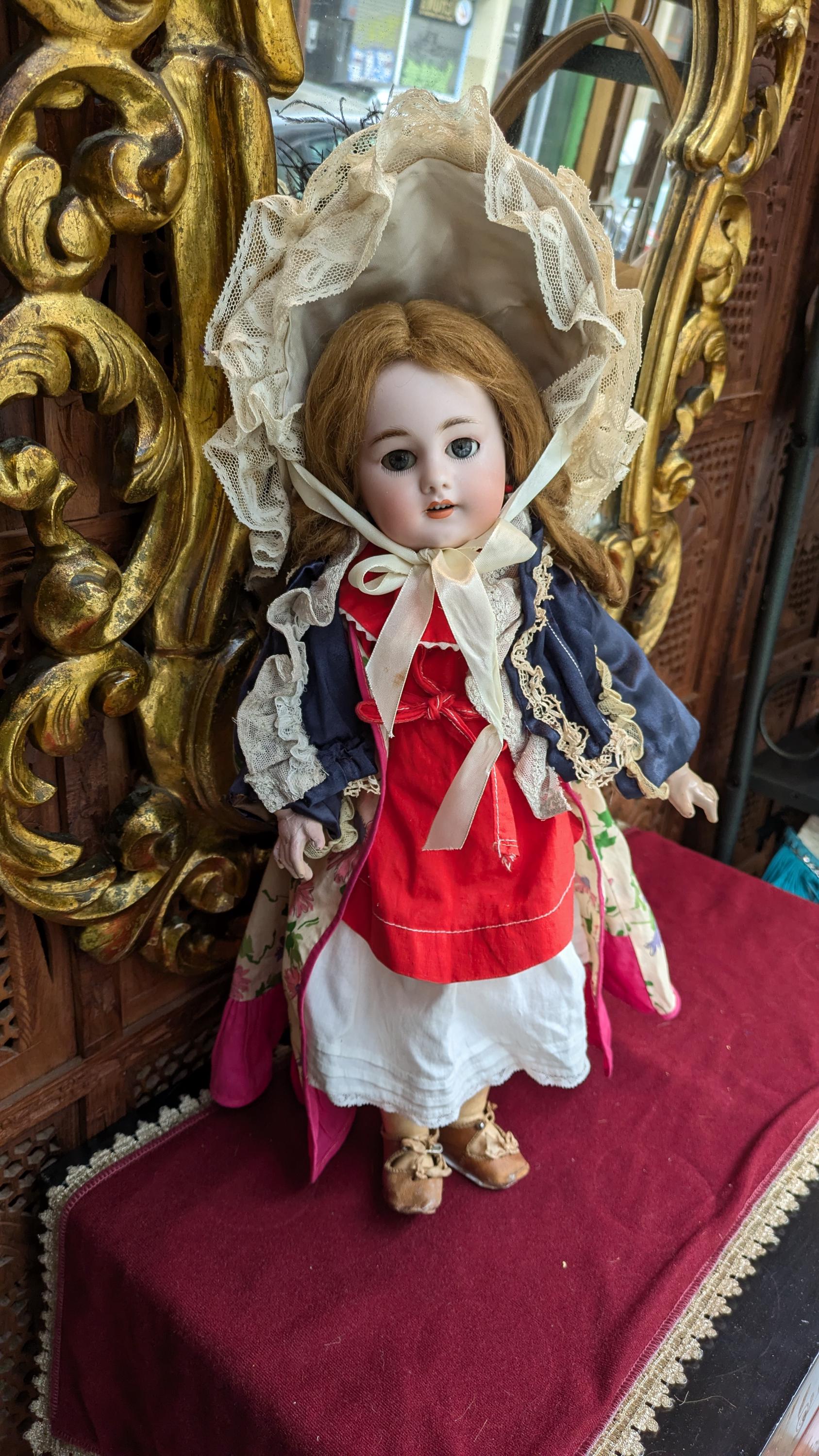 Antique Doll Simon and Halbig S&H DEP 7 Antique Bisque Head Doll