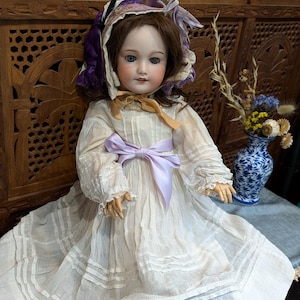 Antique SFBJ 301 BeBe TeTe Jumeau  Doll French Bisque with clothes