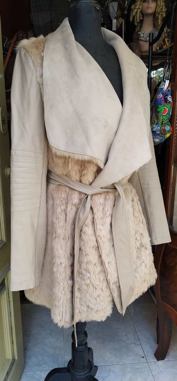 Vintage Rene Derhy size M Beige // vintage furly … - image 10