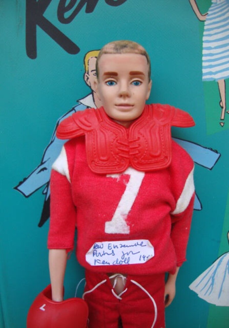 Vintage Ken Doll Case Brown Hair Ken Doll and Assorted Etsy