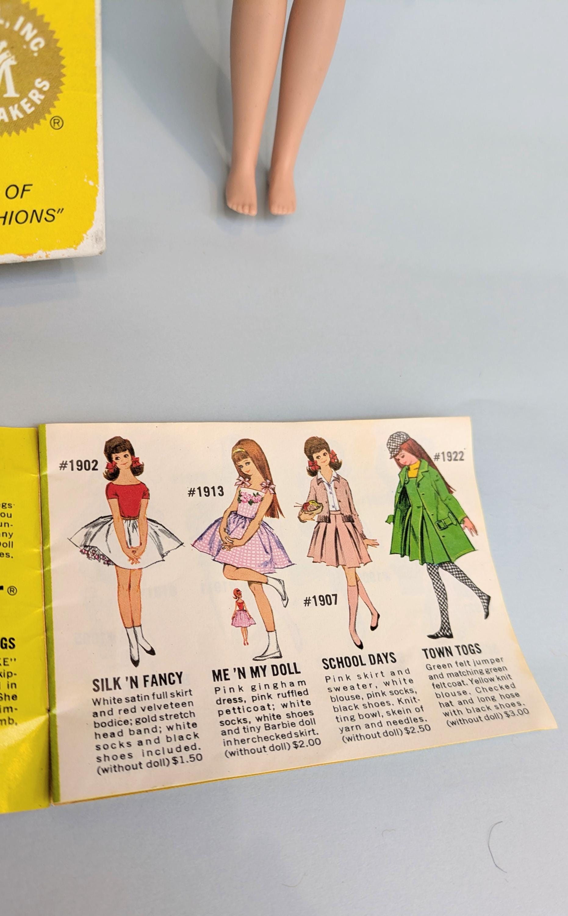 1960年代のヴィンテージ マテル バービー スキッパーズ フレンド