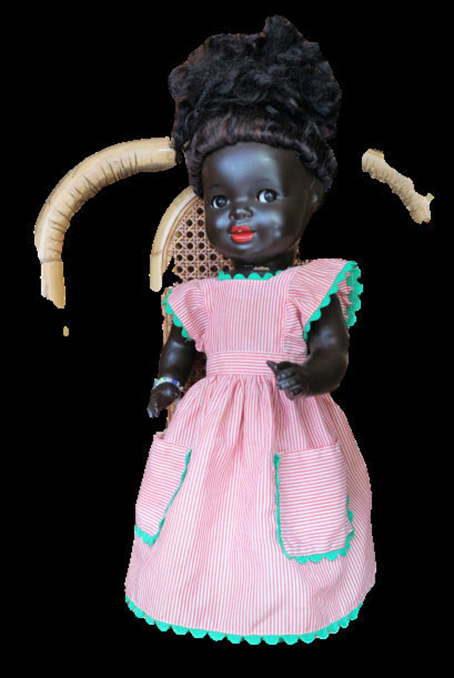 Sold Price: Poupée à tête en biscuit peint, yeux riboulant (défectueux) en sulfure marr - July 1