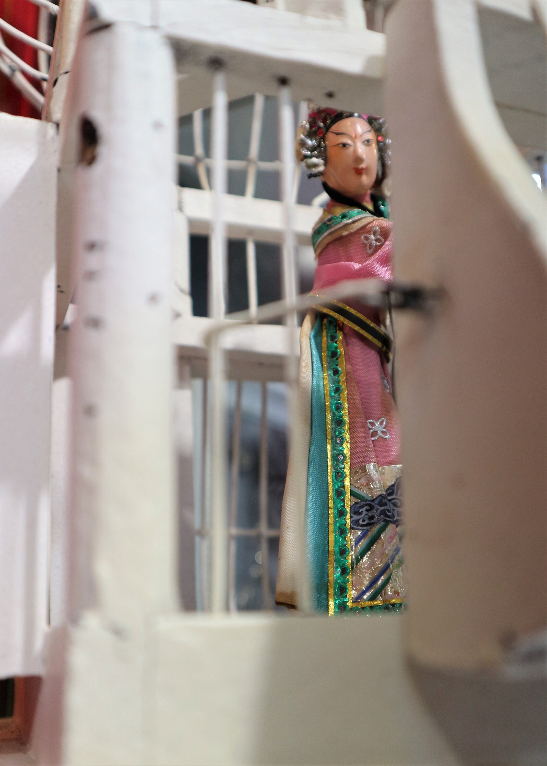 ヴィンテージ チュニジア バードケージ 木製と真鍮製 // ホーム