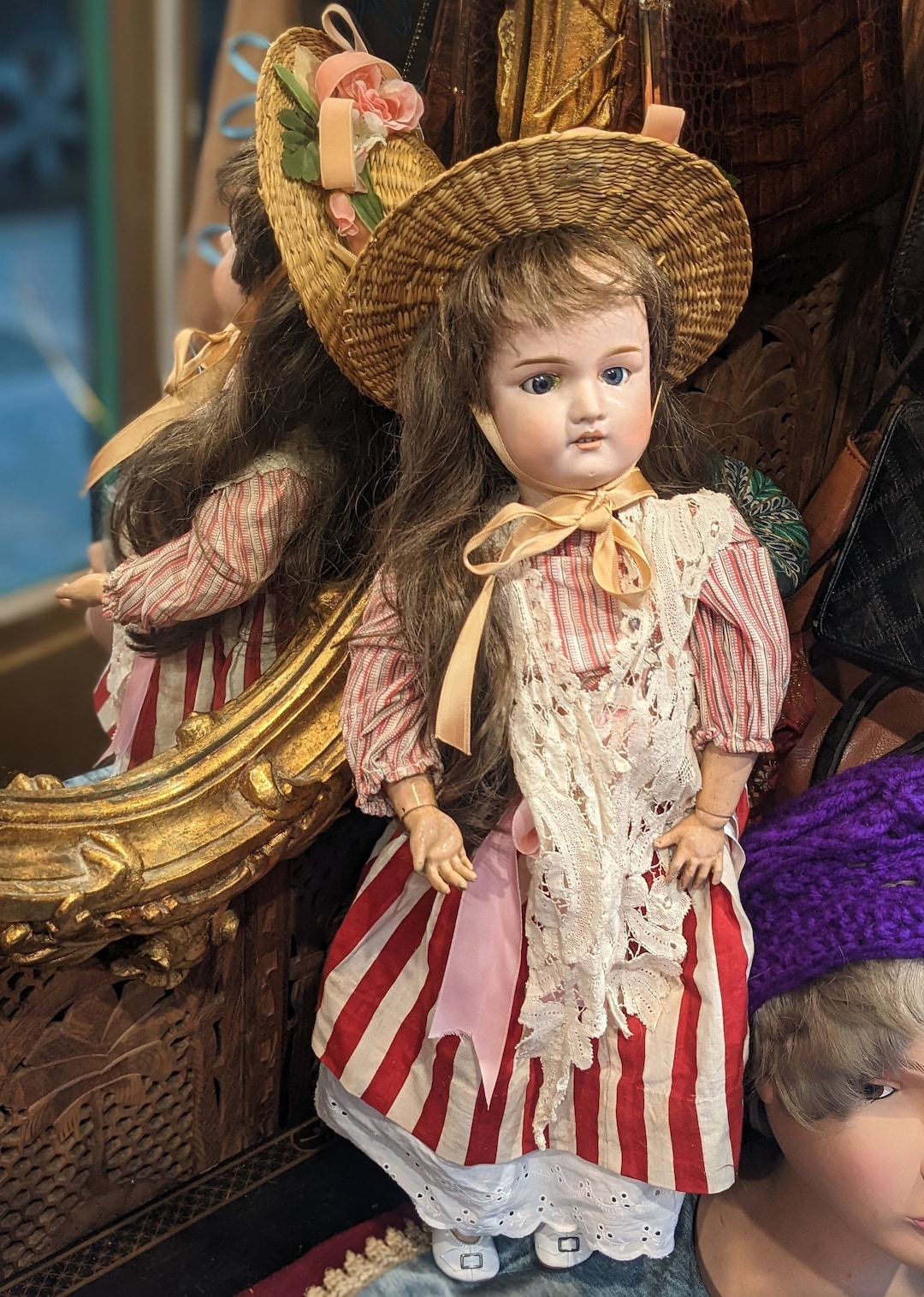 Antique Doll Made in Germany 8 // Antique Porcelain Doll With Clothes