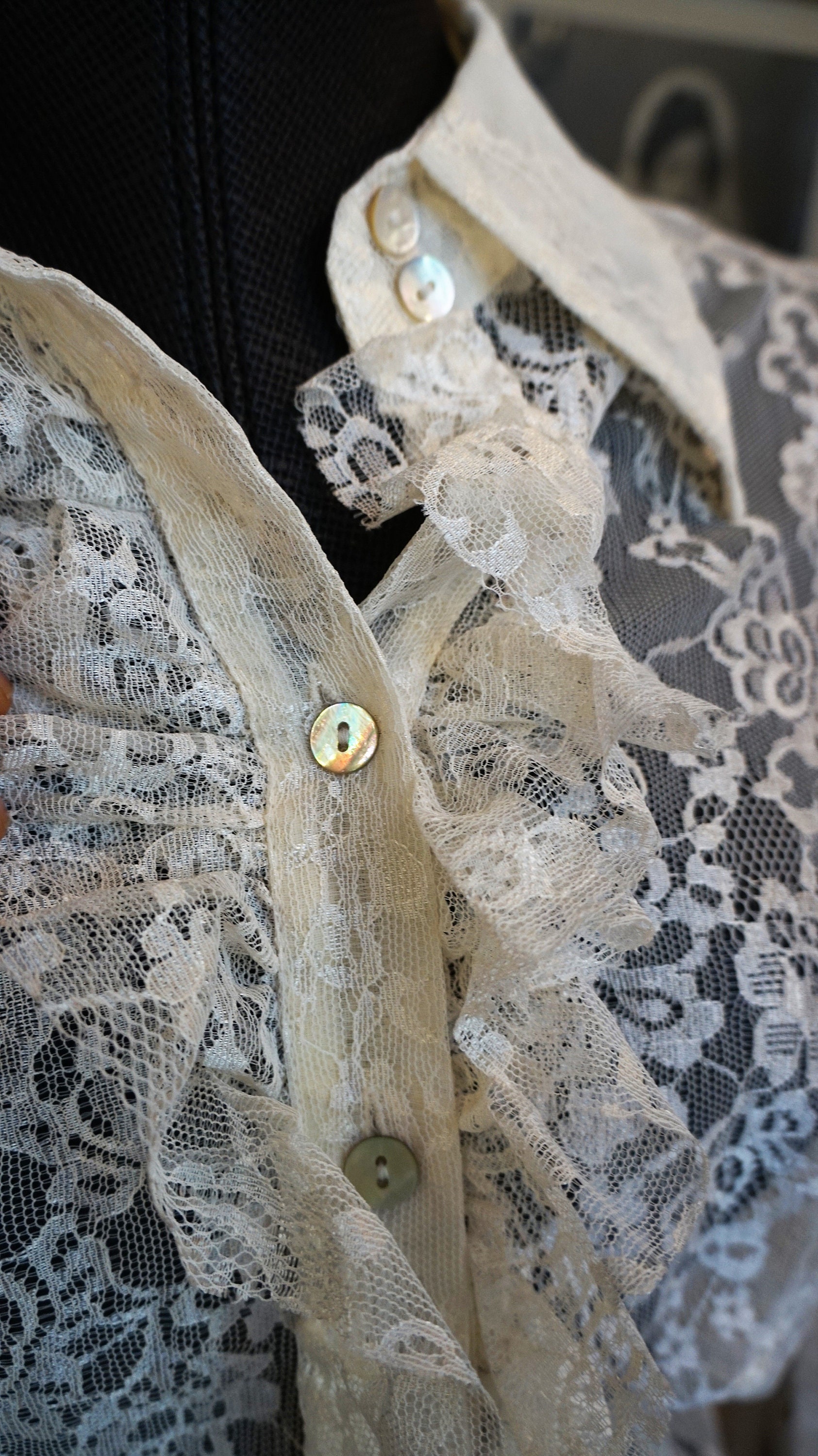 【eaphi】VINTAGE LIKE LACE BLOUS VINTAGE LIKE LACE BLOUSE