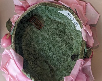 Headress Vintage Deep Ink Flower Bomb Vintage 1960s Hat  display picture 1