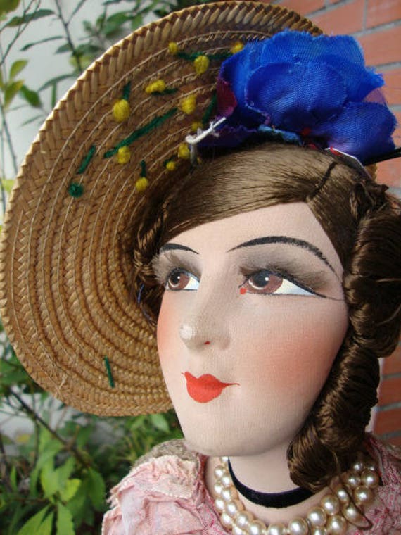 antique boudoir doll