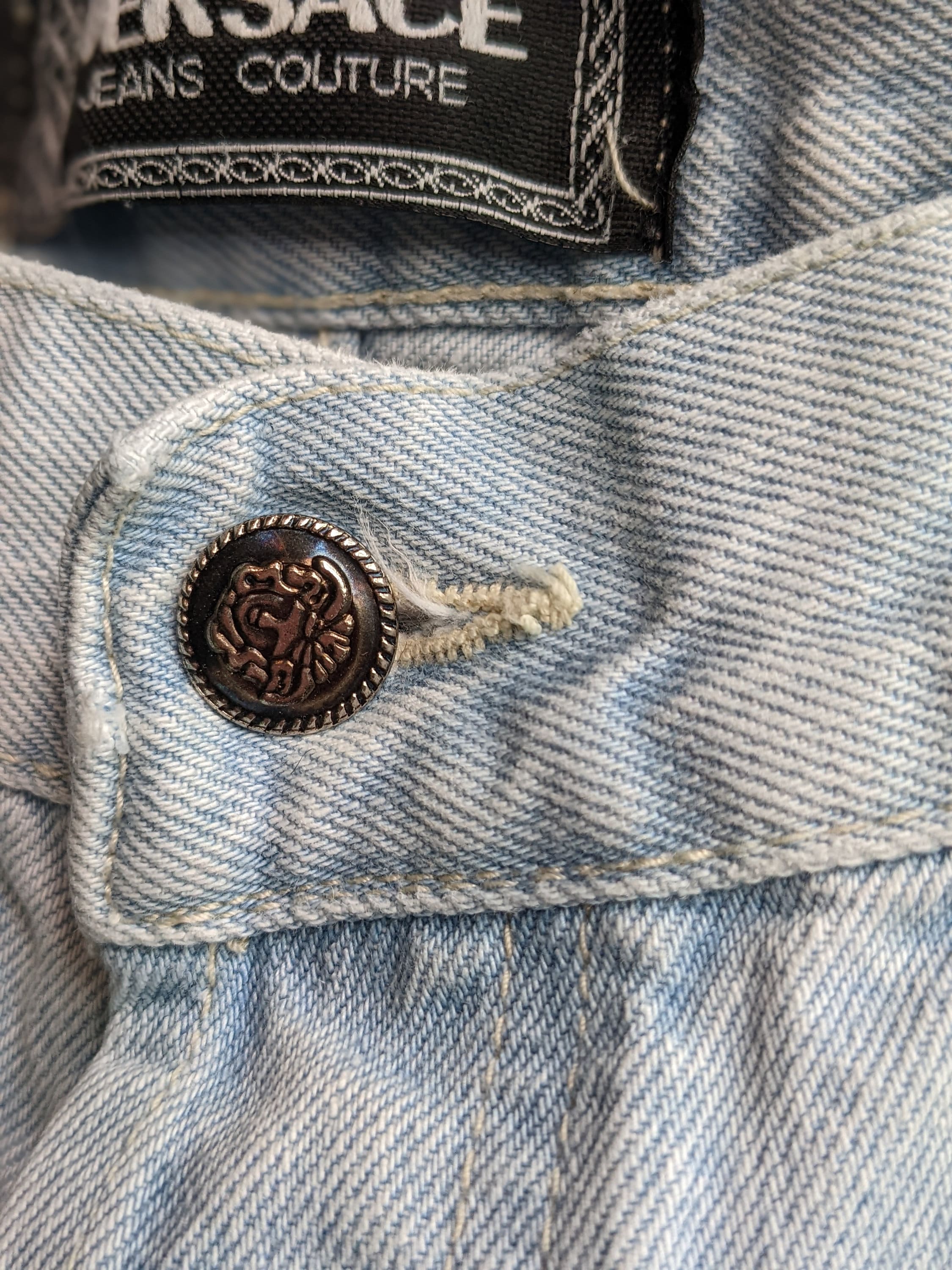 Versace Jeans Couture Vintage Denim Jeans Made in Italy 36