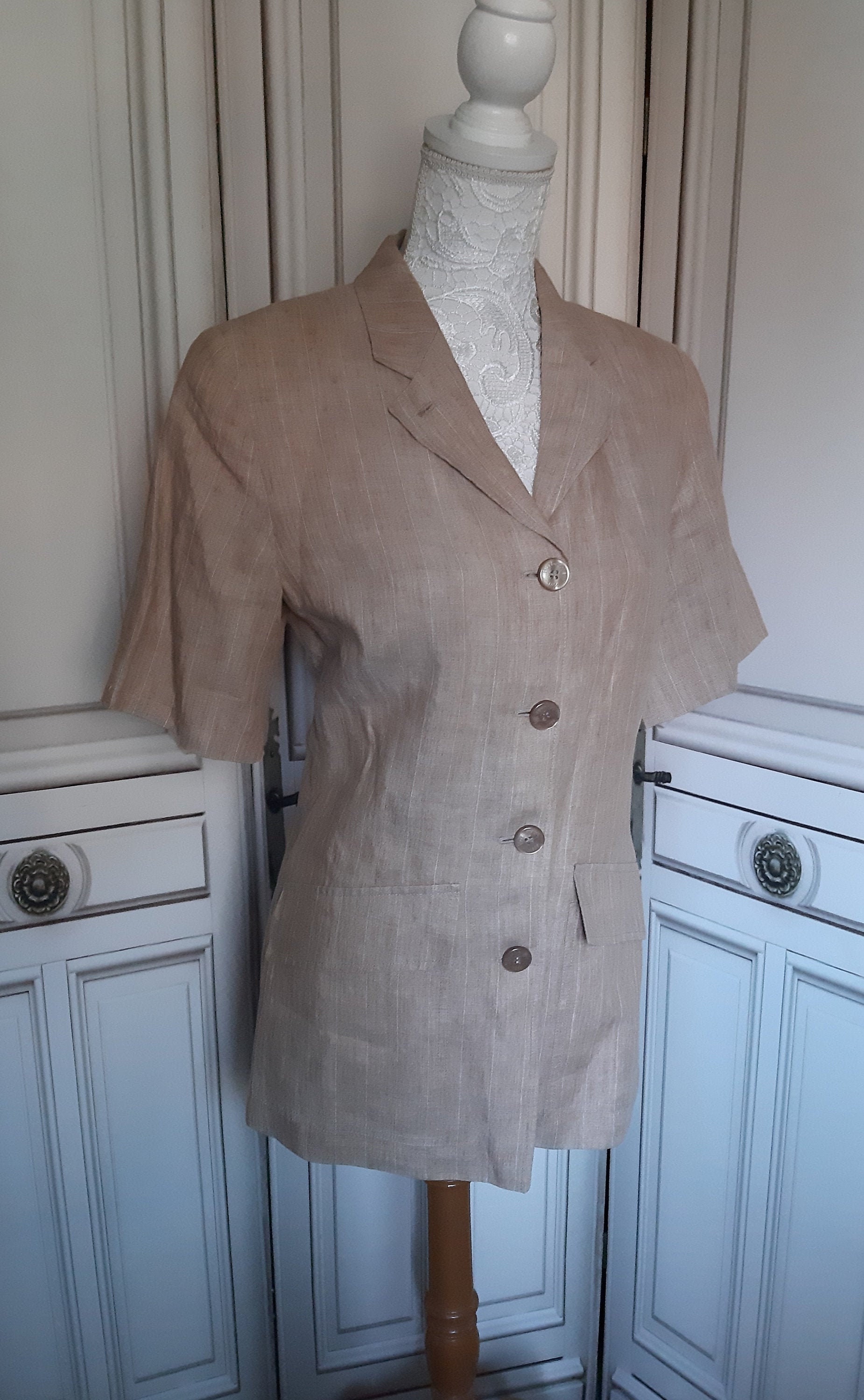 Vintage Burberry Blazer Retro Jacket Woman // Burberry