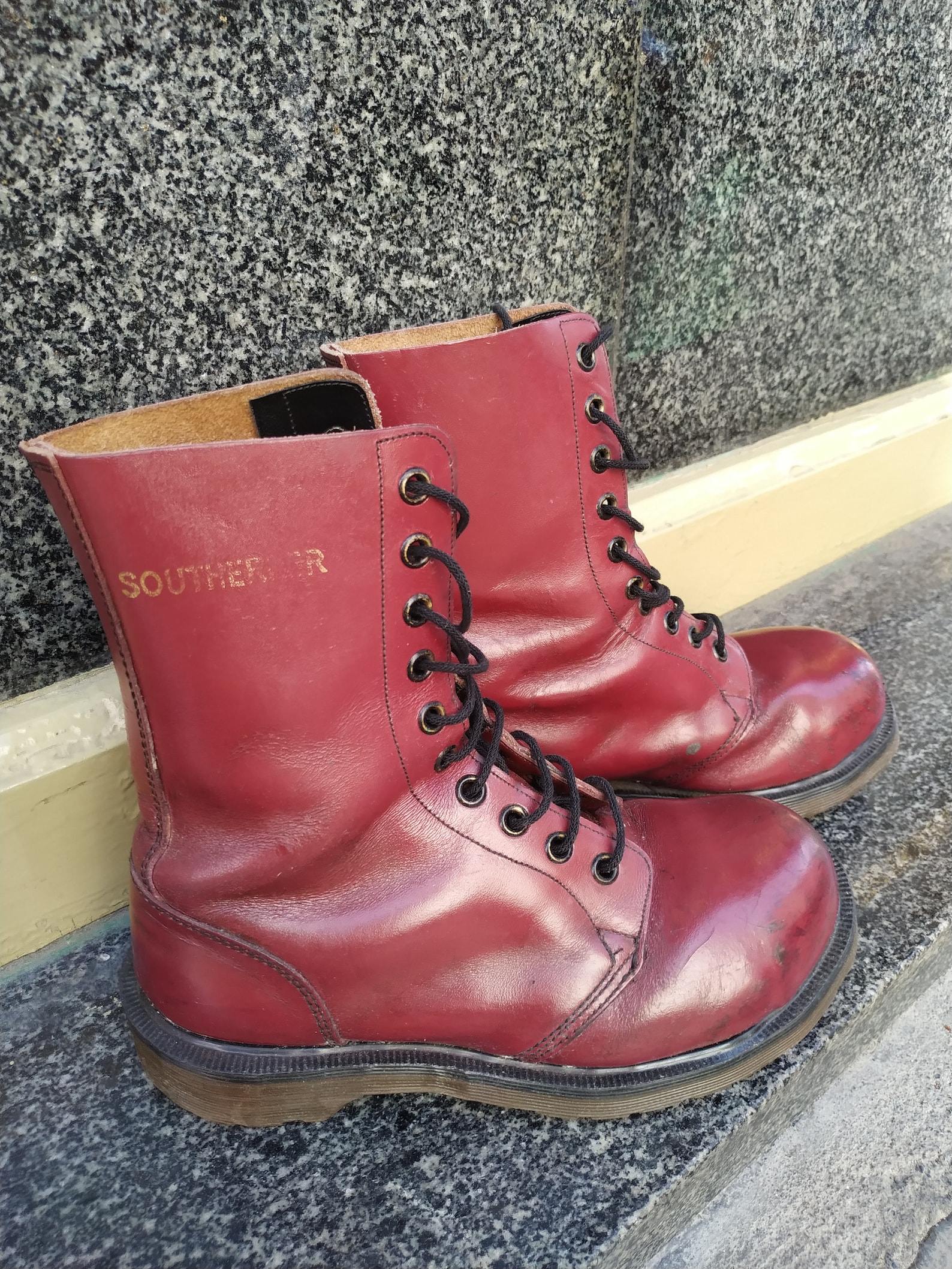 Vintage Doc Martens SOUTHERNER Made in England / Metal Shell / Etsy