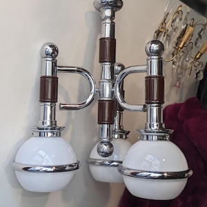 Ceiling pendant light, Mid Century Modern, Art Deco, Murano glass, hyper vintage, unique