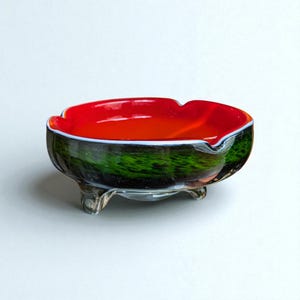 Vintage Sommerso MURANO Glass Ashtray Mid century