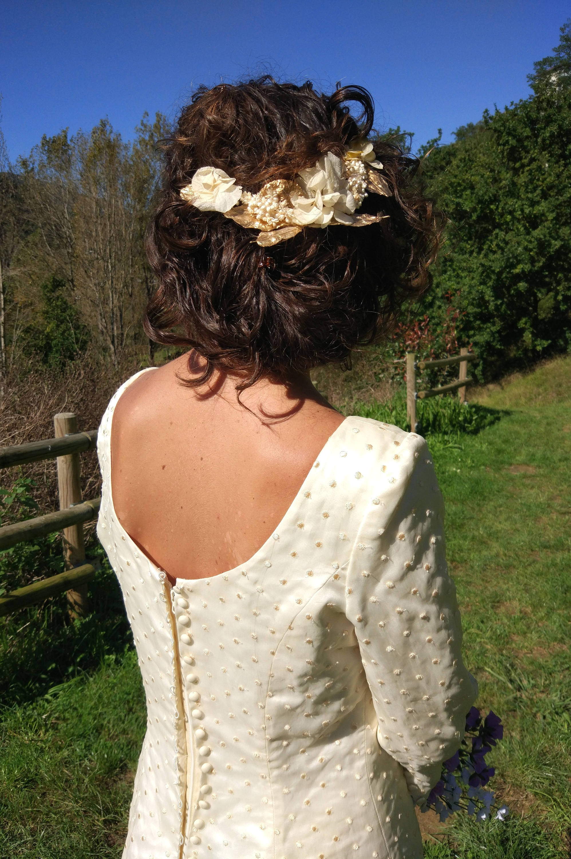 Elegant Ivory Straps Appliques Beading Vintage Party Dress, DP2278