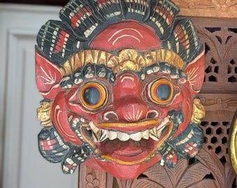 ヴィンテージ！インドネシア(ボルネオ)ダヤク族マスク ヴィンテージ