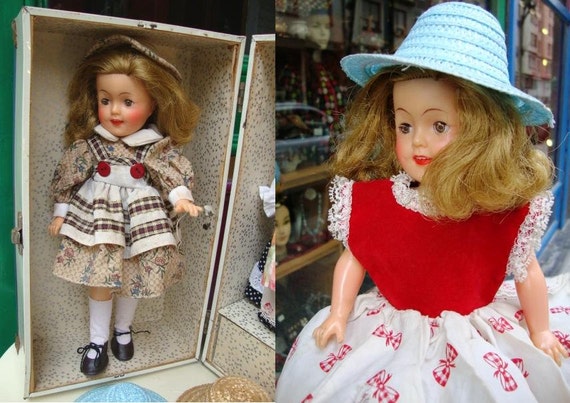 Shirley Temple 1950s 12 Doll with trunk and outfits / - Etsy 日本