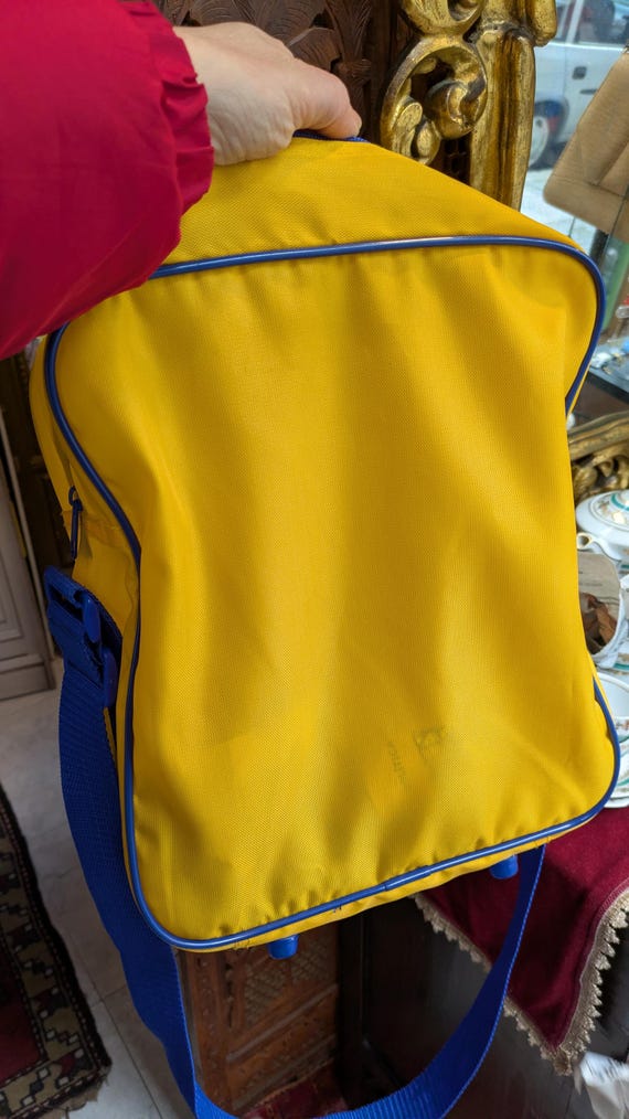 Vintage Camel - Promo Yellow Blue Sport Bag Backpack Unisex - Etsy