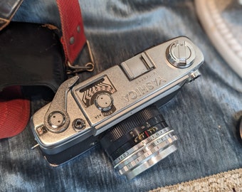 ヴィンテージ ヤシカ ミニスターD レンジファインダー 35mm カメラ