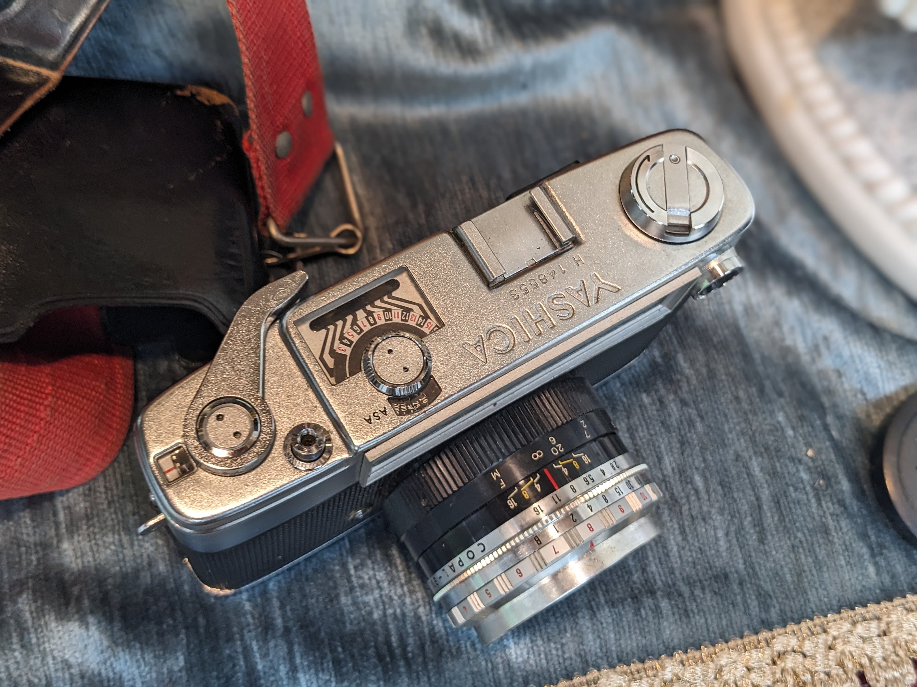 ヴィンテージ ヤシカ ミニスターD レンジファインダー 35mm カメラ