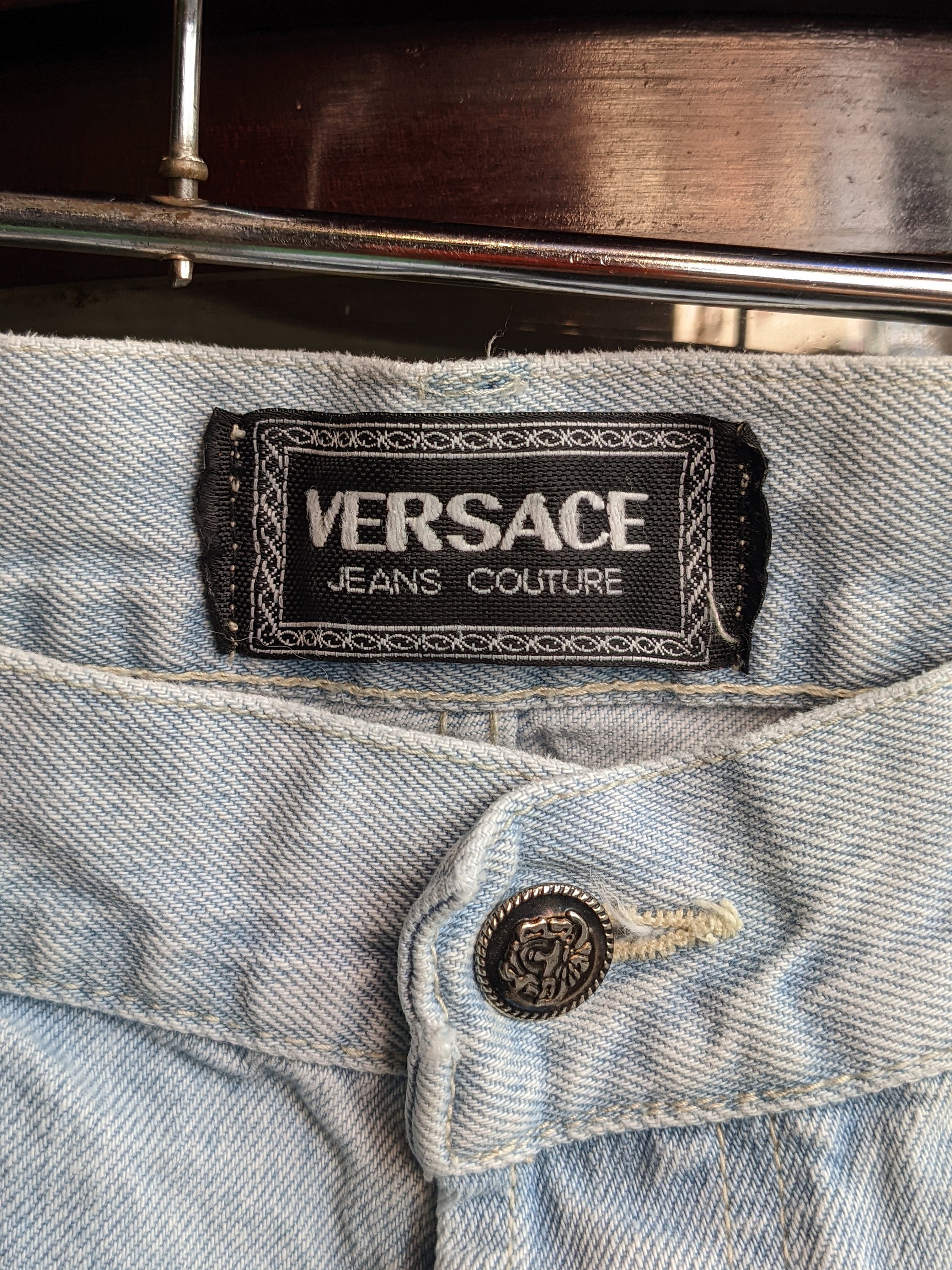 VERSACE JEANS COUTURE ビンテージ！ Versace Jeans Couture Vintage Denim Jeans Made in Italy 36