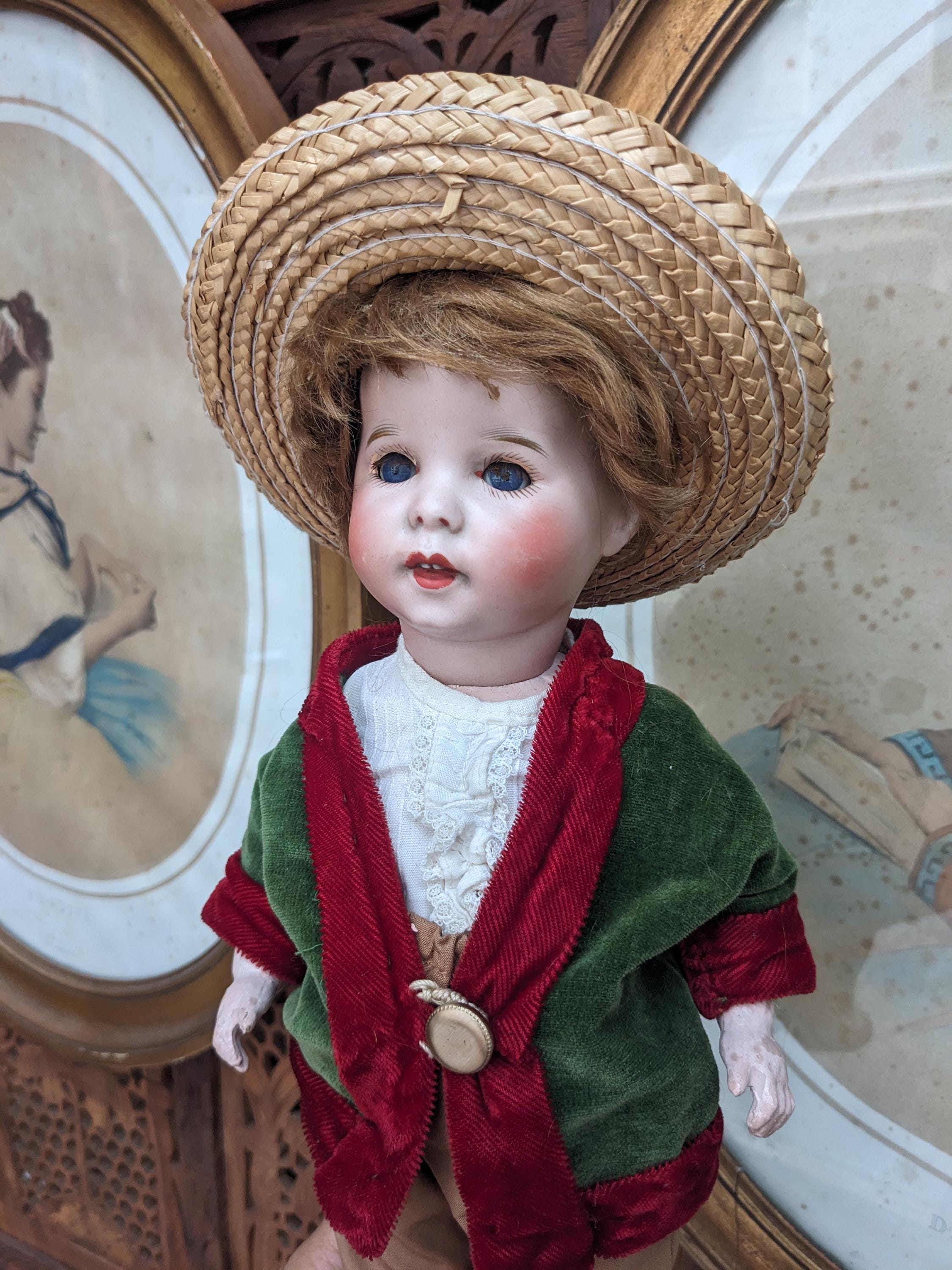 Antique Doll French SFBJ 247 Bebe Rare Character // Twirp 23