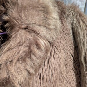 Vintage Mouton Fur Coat / Gray Brown fUR COAT / Lamb Fur / Lamb Fur Coat image 11