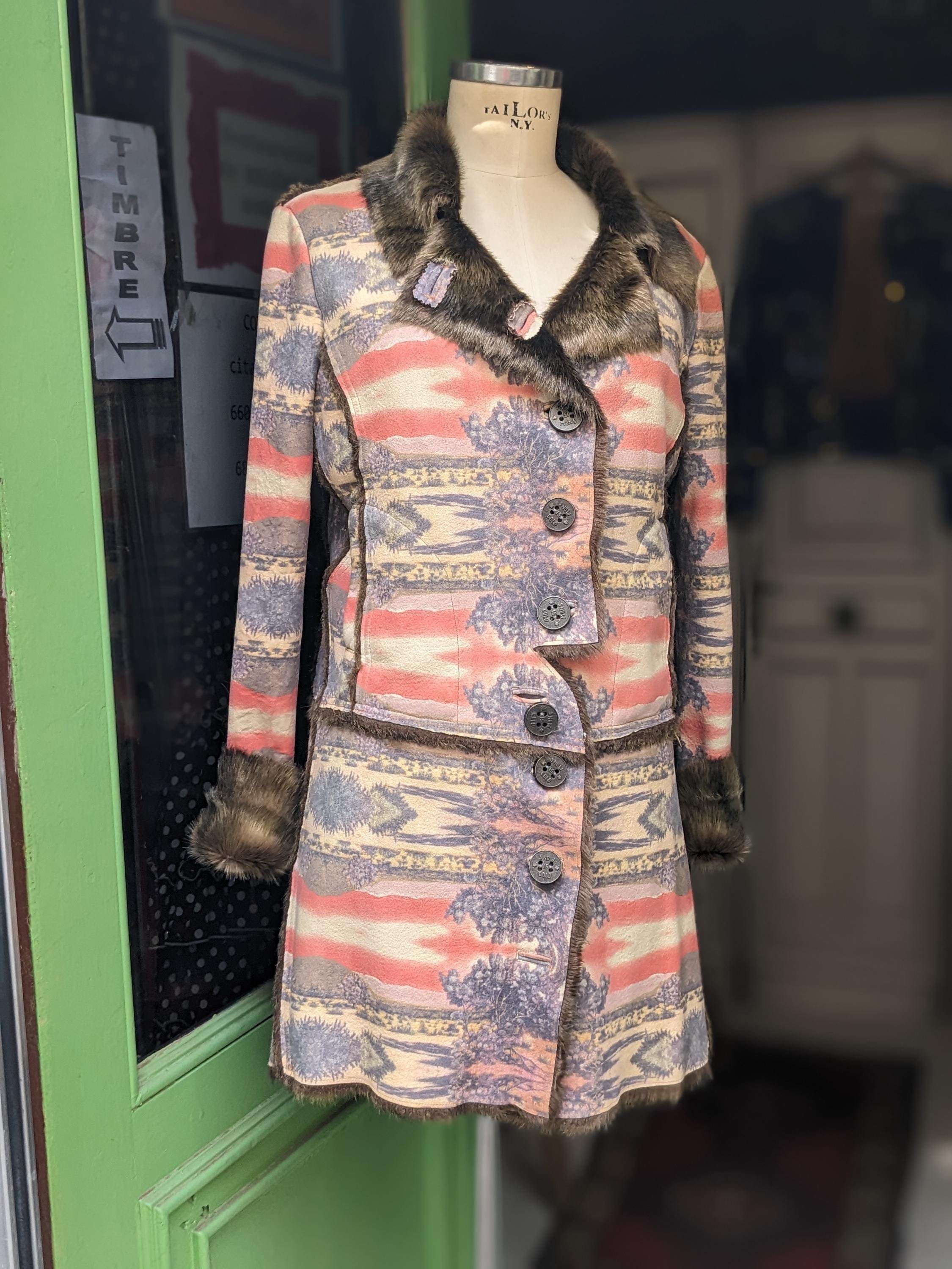 Manteau Custo Barcelona - Taille 38 (IT 42) - Occasion Très Bon État - Pièce Unique