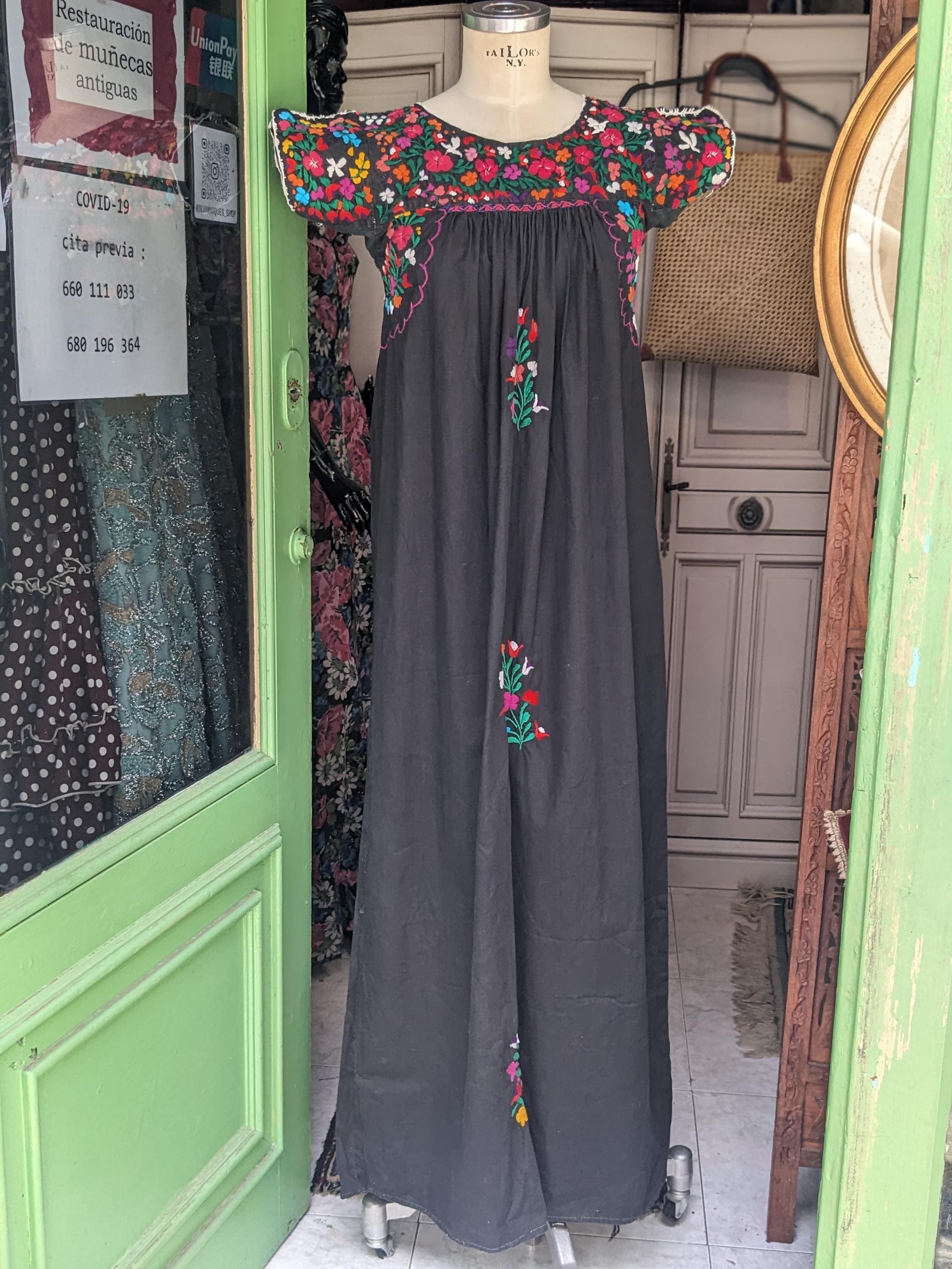 San Antonio Vestidos Bordados Mexicanos En Madrid San Antonio