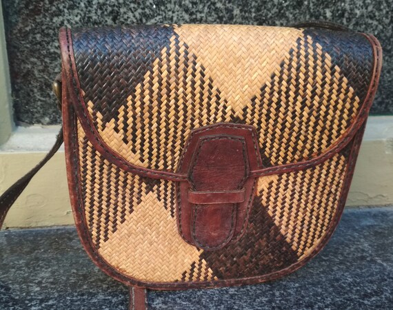 Vintage Ethnic bag / Shoulder Vintage Bag/ 70s wic