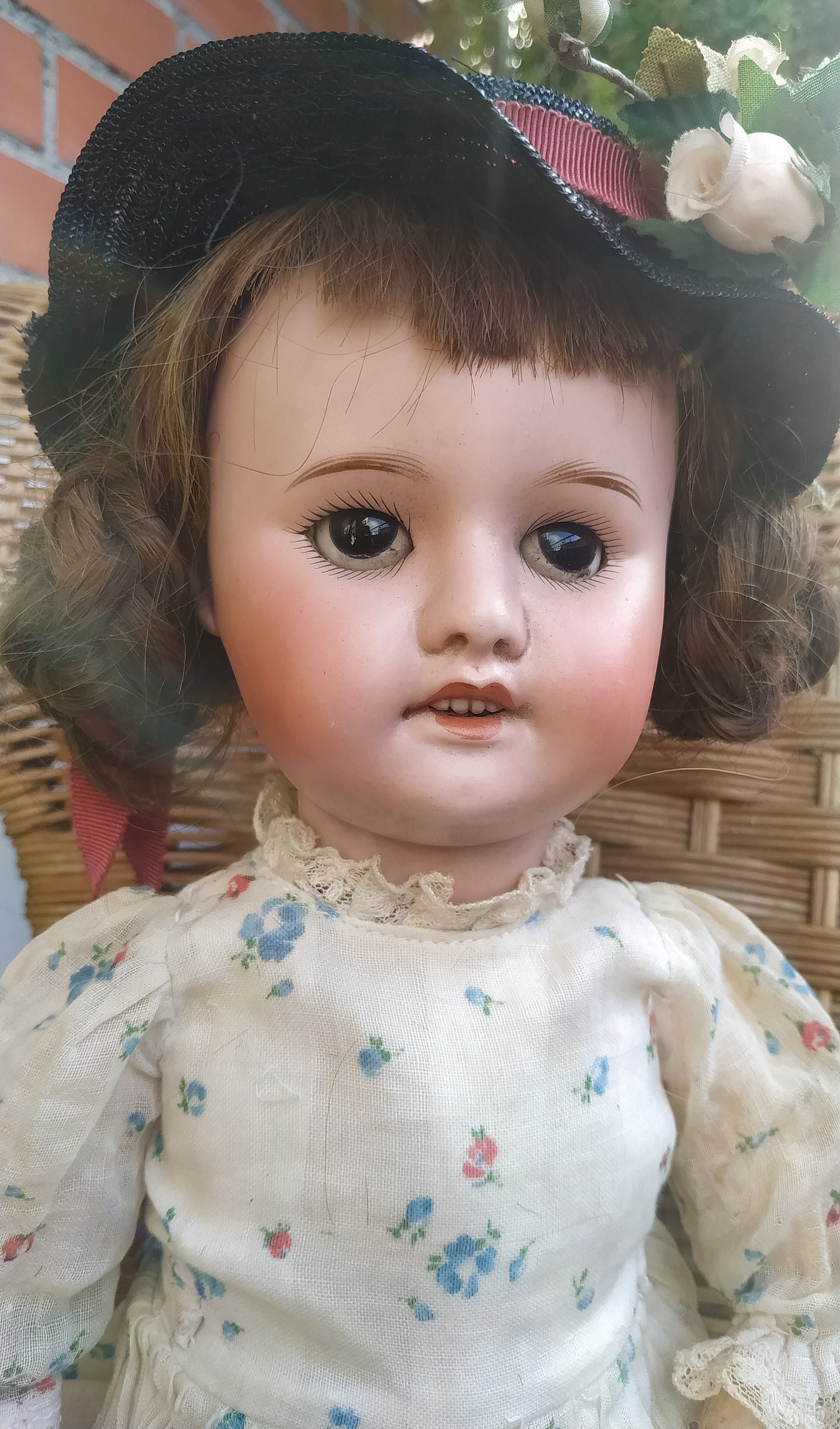 アンティークSFBJパリ23人形2号 // 20インチアンティークフランス人形