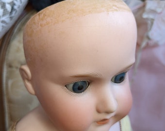 POUPEE ANCIENNE TÊTE BUSTE BISCUIT ARMAND MARSEILLE 370 POUPEE ANCIENNE TÊTE BUSTE BISCUIT ARMAND MARSEILLE 370