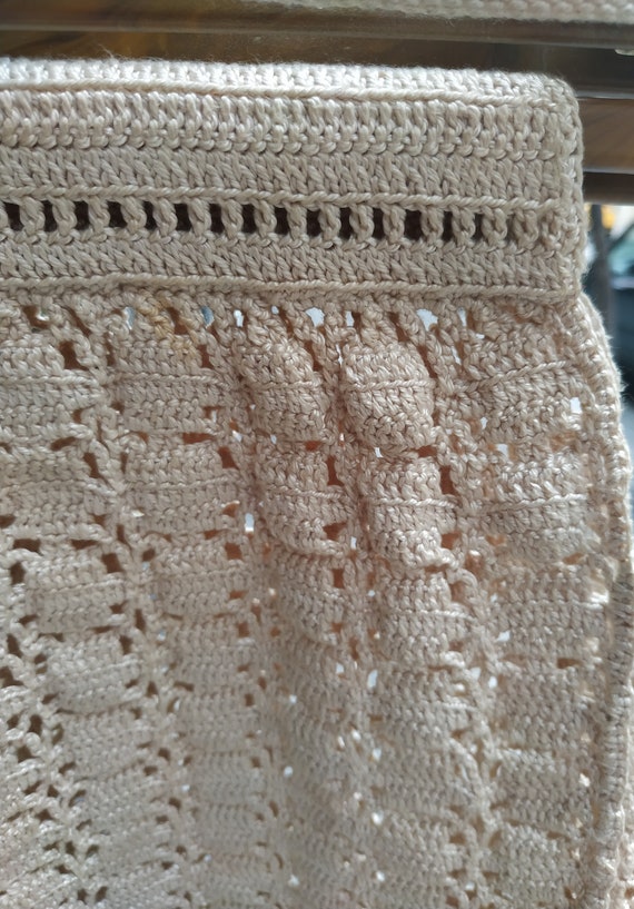 Vintage handbag crochet summer // Fashion bag Hip… - image 7