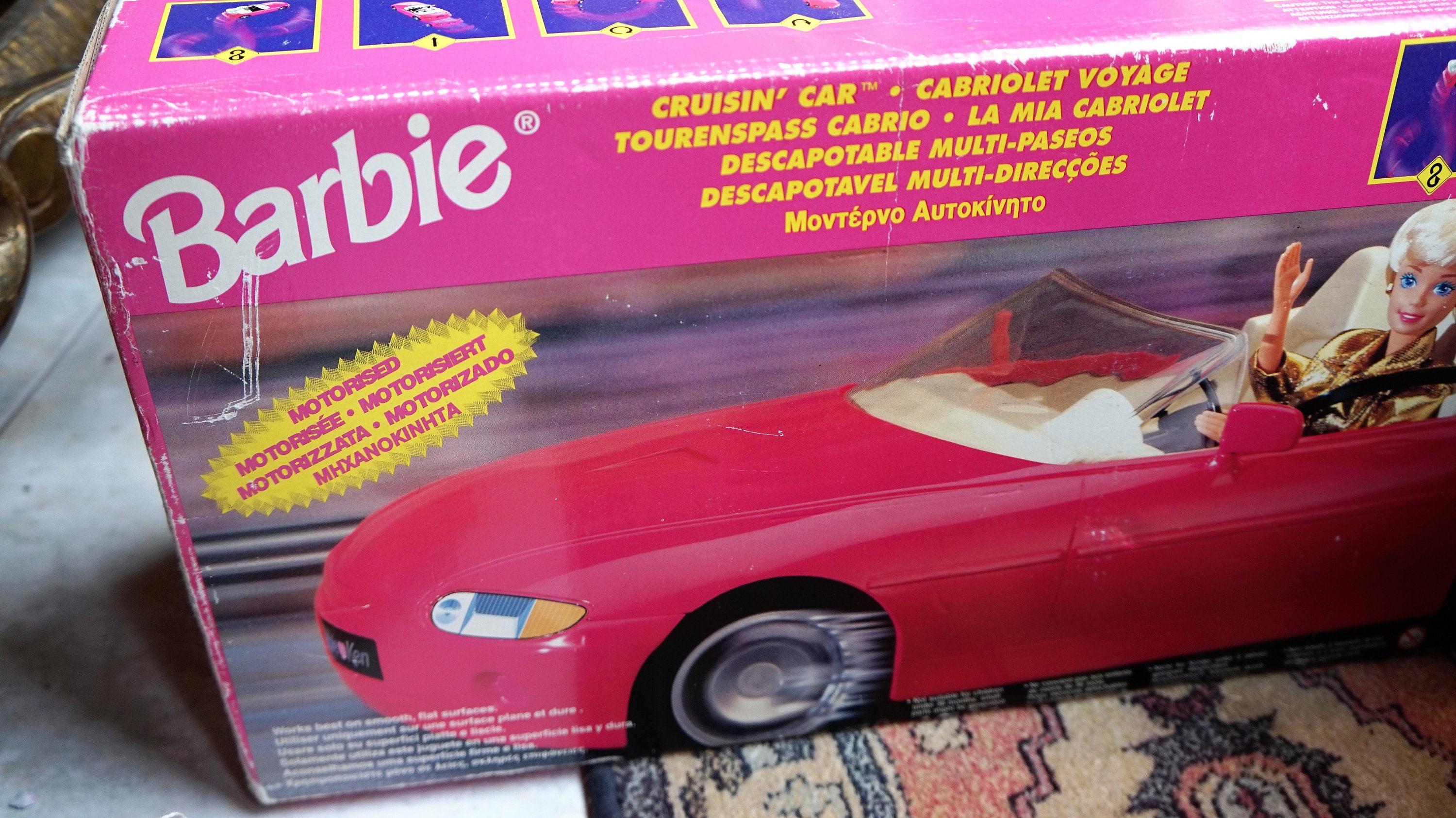 Vintage Cabriolet Barbie Car in 1996 Mattel Barbie Etsy Hong Kong