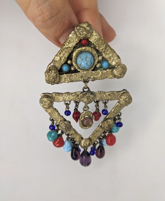 Mid Century HENRY PERICHON Brooch pendant Mid Century