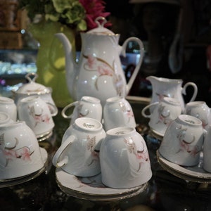 Vintage Winterling - Marktleuthen Bavaria koffieset // Woondecoratie // Speciaal cadeau // Complete service